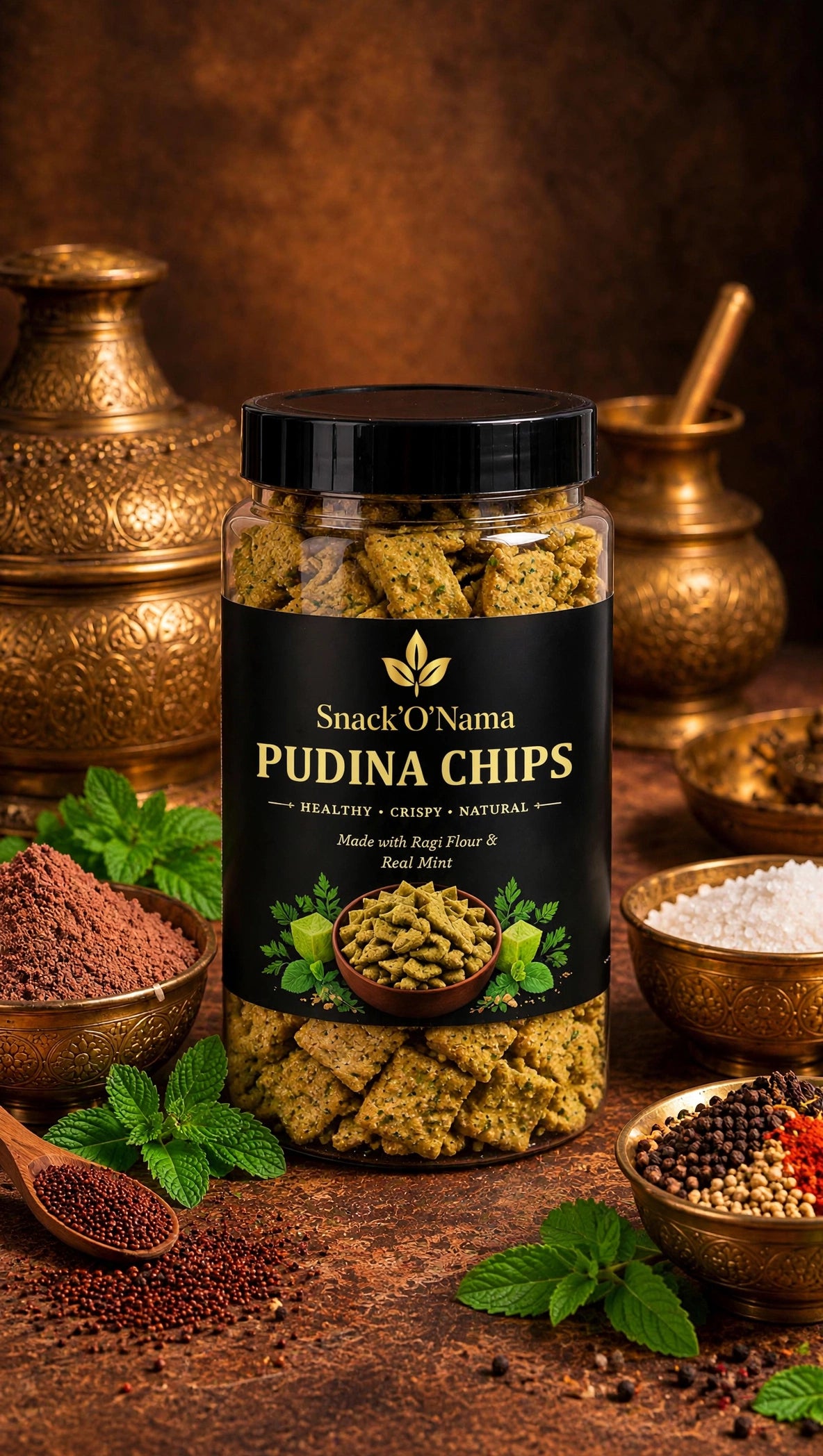 Pudina Chips | Roasted | Mint