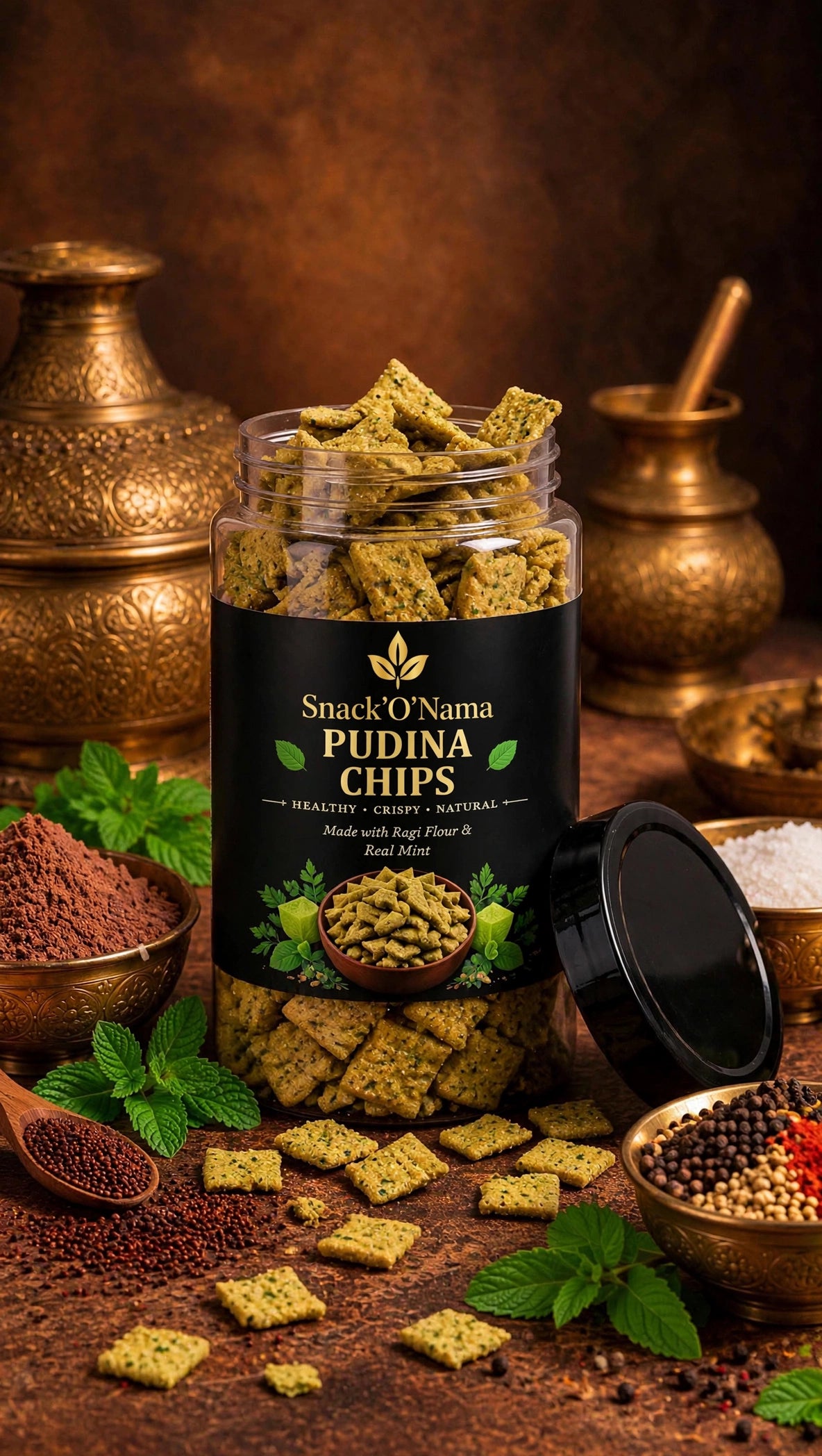 Pudina Chips | Roasted | Mint