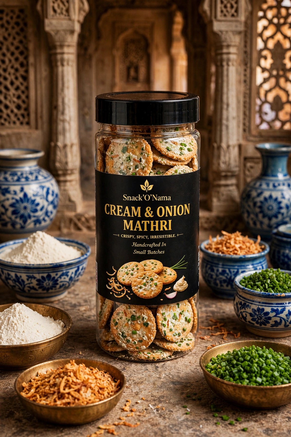 Mathri | Cream & Onion