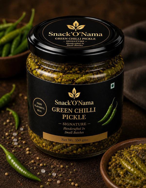 Thin Green Chilli Pickle