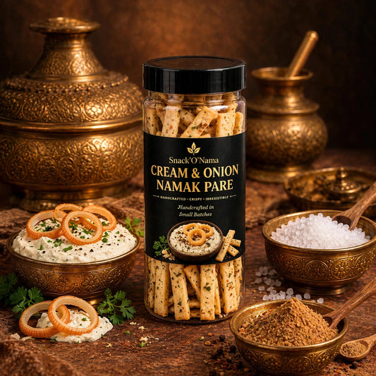Namak Pare | Cream & Onion